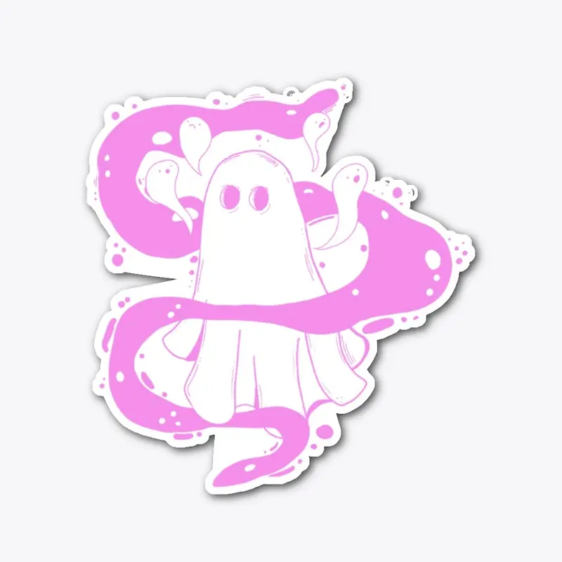 The Sleepy Haunts OG Ghost Design (Pink)